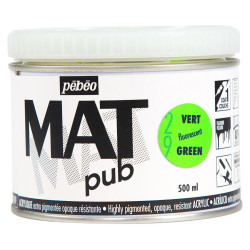 Acrylique extra mate Mat Pub 500 ml - 23 Gris chaud série 1