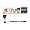 Set de 12 tubes de peinture acrylique fine Prismo 21 ml