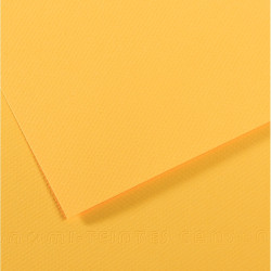 Paquet de 10 feuilles mi-teinte format 50x65cm bouton d'or