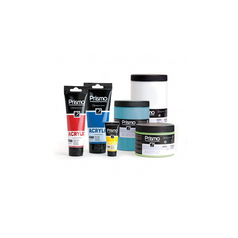 Peinture acrylique fine Prismo 2500 ml - 540 Noir brillant
