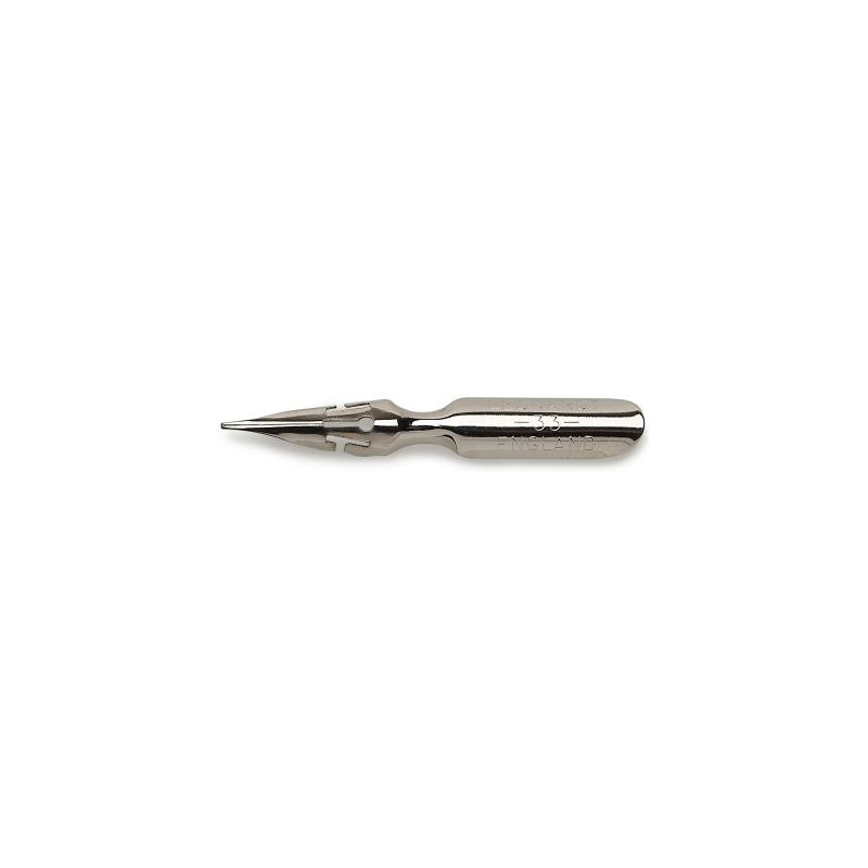 Plume écriture forme pointue