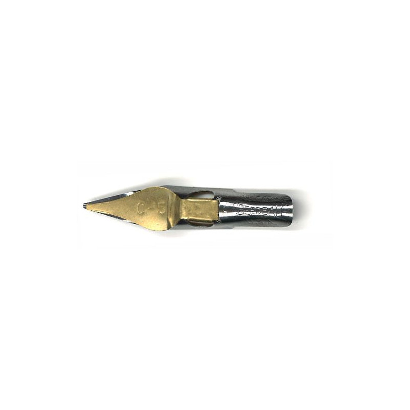 Plume plate acier avec réserve - 1 mm