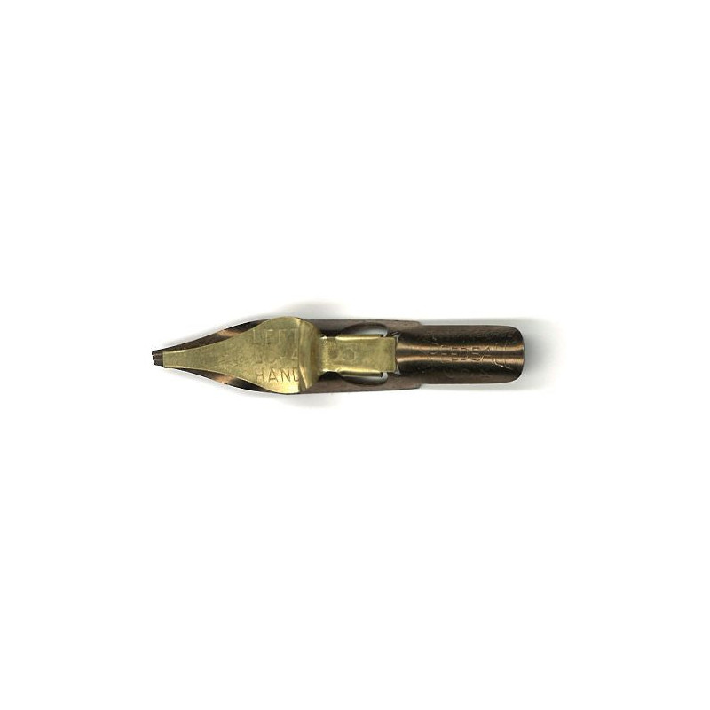 Plume plate acier avec réserve - 1,5 mm gauche