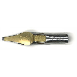 Plume plate acier avec réserve - 2 mm