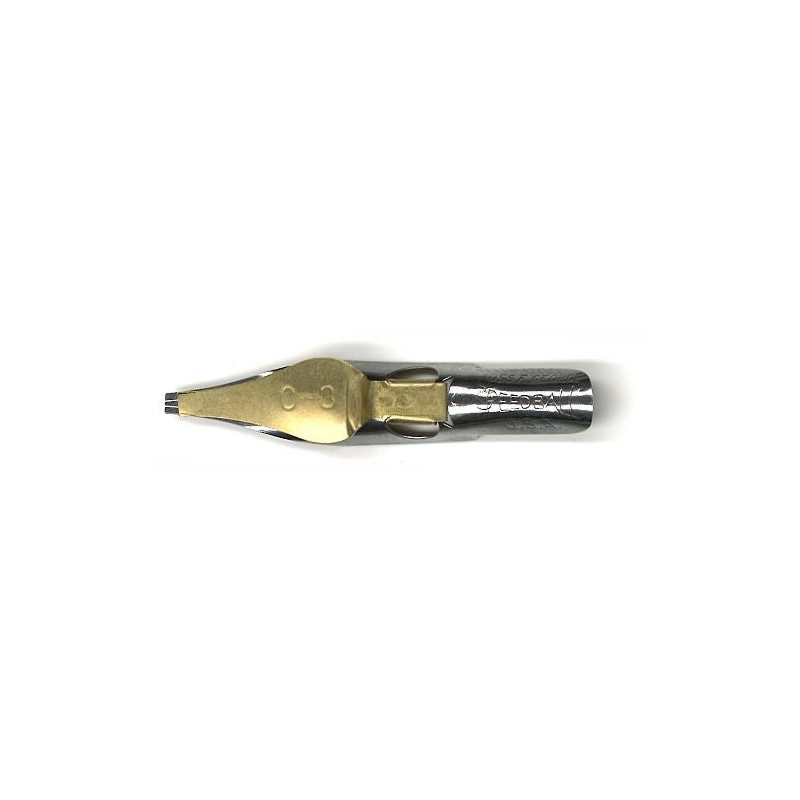 Plume plate acier avec réserve - 2 mm
