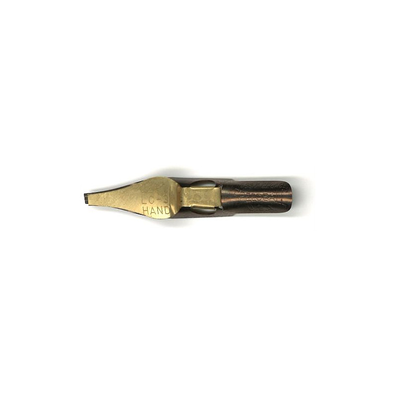 Plume plate acier avec réserve - 2 mm gauche