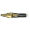 Plume plate acier avec réserve - 3 mm