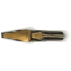 Plume plate acier avec réserve - 3,5 mm gauche