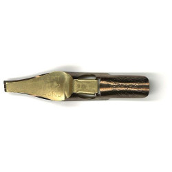 Plume plate acier avec réserve - 3 mm gauche