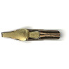 Plume plate acier avec réserve - 3 mm gauche