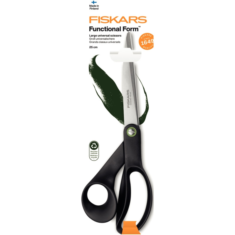Ciseaux FISKARS recyclés pour droitiers 25cm