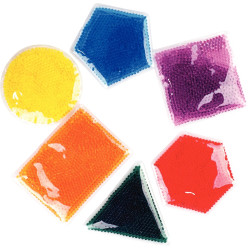 Carton de 6 formes géométriques en gel