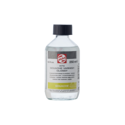 Vernis gouache brillant
