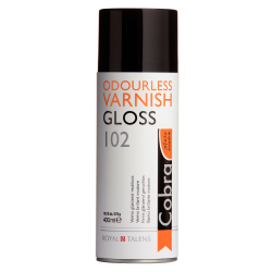 Vernis aérosol Cobra 400ml mat/satiné/brillant - Vernis 400 ml mat