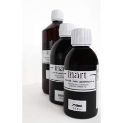 Huile de lin clarifiée- 250ml, 500ml ou 1 litre - Inart - 500 ml