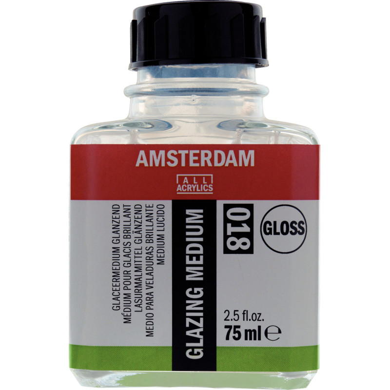 Médium glacis brillant Amsterdam 75 ml