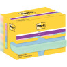 Paquet de 12 bloc notes super sticky post-it 90 feuilles 47.6 x 47.6 m