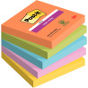 Paquet de 5 blocs de 90 feuilles Super Sticky post-it, 76 x 76 mm coll