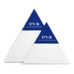 Châssis entoilé triangle Éco coton 18 - 35cm