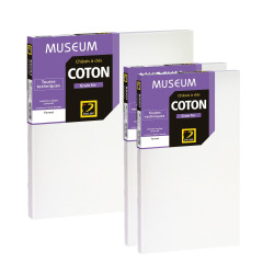 Lot de 3 châssis en toile à peindre Coton Museum