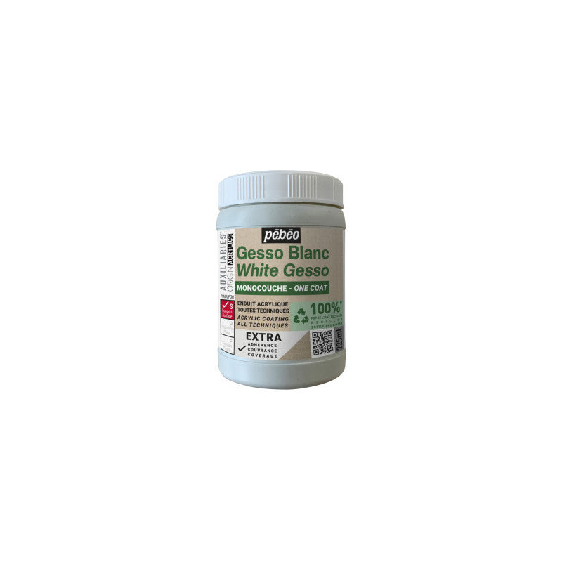 Gesso blanc monocouche Origin Acrylics - 945 ml