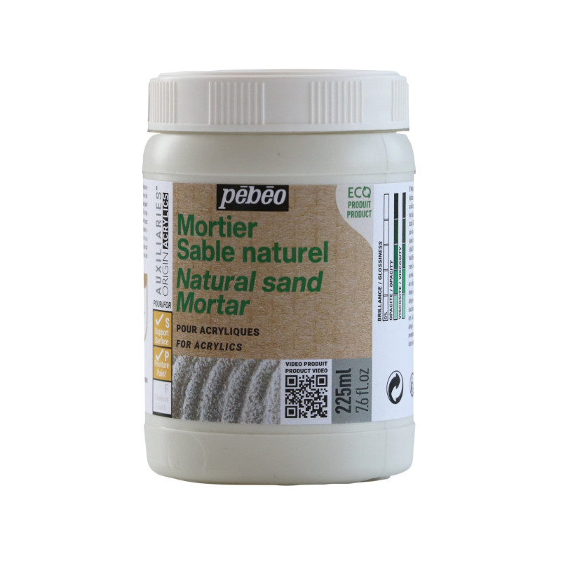 Mortier sable naturel 225 ml Origin Acrylics