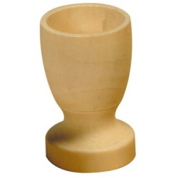 Coquetier classique en bois