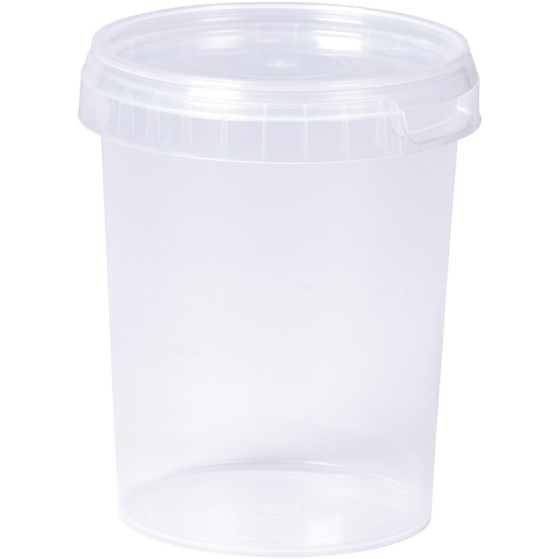 Lot de 10 pots vides 500 ml avec couvercle