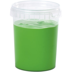 Lot de 10 pots vides 500 ml avec couvercle