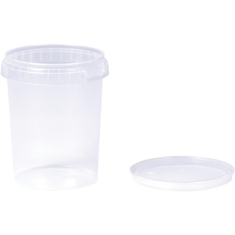 Lot de 10 pots vides 500 ml avec couvercle