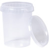 Lot de 10 pots vides 500 ml avec couvercle