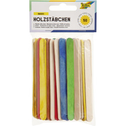 Bâtonnets en bois assortis