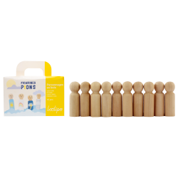 Personnages en bois (x10)