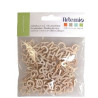 Alphabet en bois - Hauteur de 1,5 cm - Sachet de 162 pièces