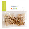 Set de 66 chiffres en bois - Hauteur de 1,5 cm
