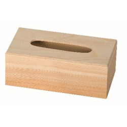 Boîte à mouchoirs en bois 25X9X13 cm