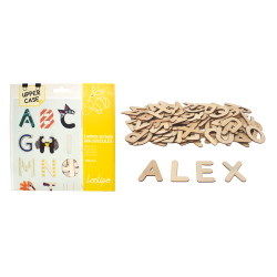 Lettres majuscules bois X104