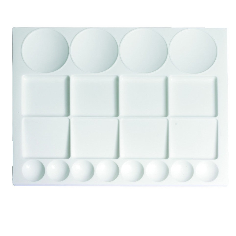 Palette rectangulaire plastique - 35x24,5cm
