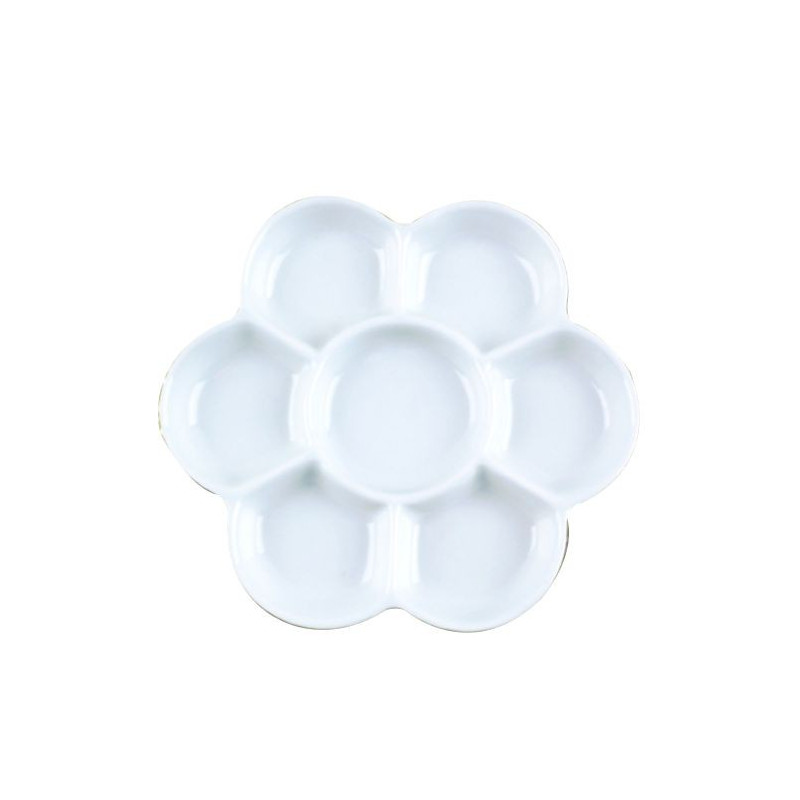 Palette marguerite porcelaine - 18cm