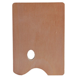 Palette rectangulaire bois - 35x25cm