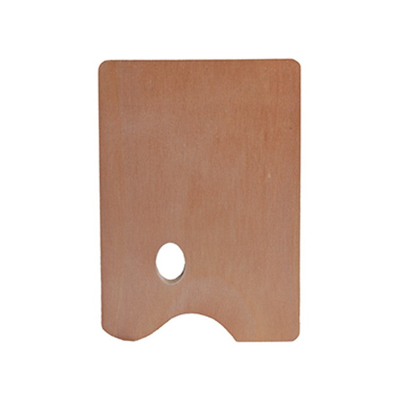 Palette rectangulaire bois - 35x25cm