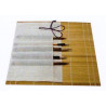 Natte bambou avec poche - 33x33cm