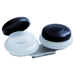 Godet double à vis plastique