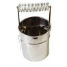 Lave-pinceau en inox