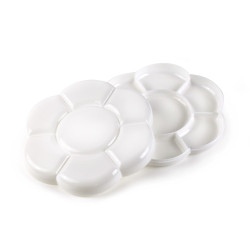 Palette plastique marguerite x2