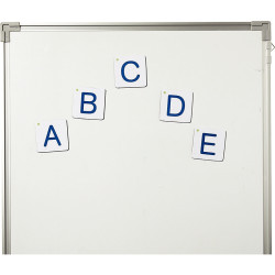 Lettres magnétiques capitales, grand format