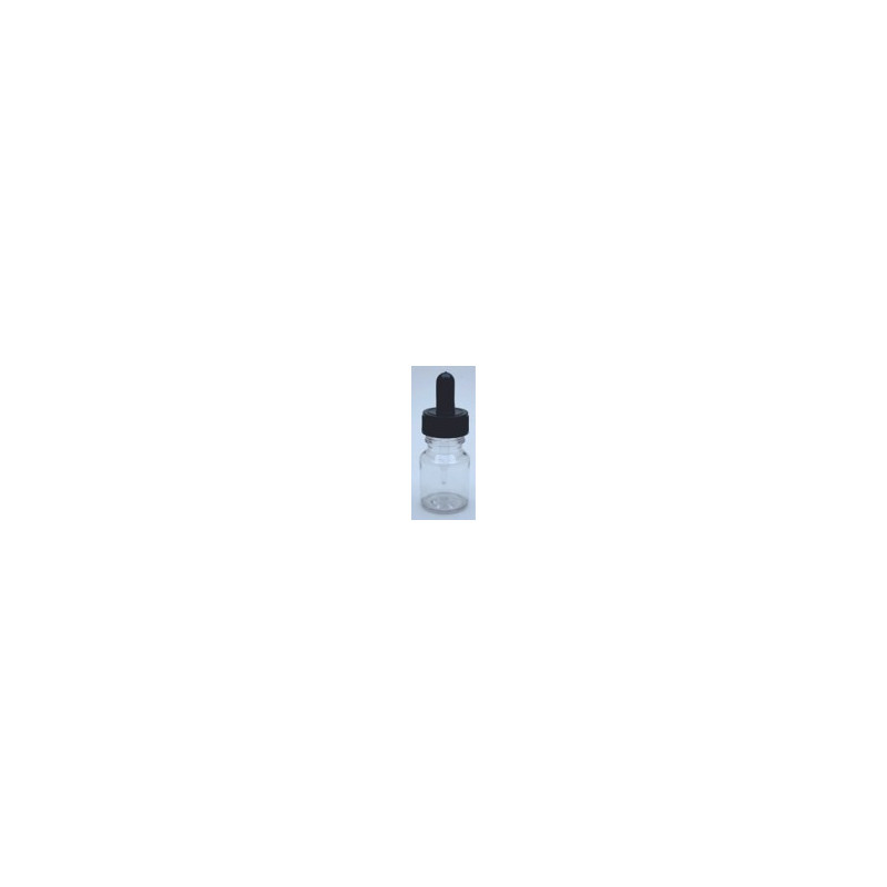 Flacon plastique vide 30 ml + pipette