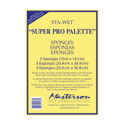 Recharge éponges x 3 pour palette Sta Wet super pro - 30 feuilles - pa