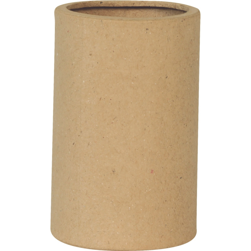 Lot de 5 pots à crayons cylindres, diamètre 7 cm