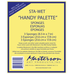 Recharges d'éponges x3 palette STA-WET Handy